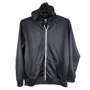 Mens Black Hart And Huntington Hoodie Jacket Full Zip Long Sleeve Size XXL